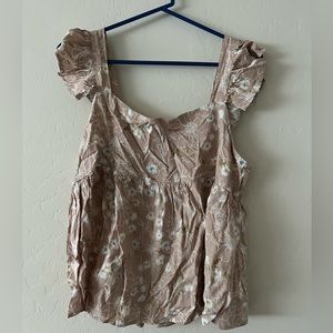 Boutique button back blouse NWT Large